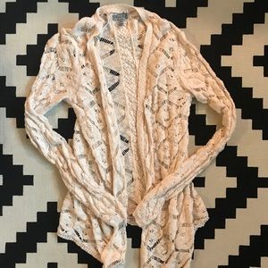Cream cardigan